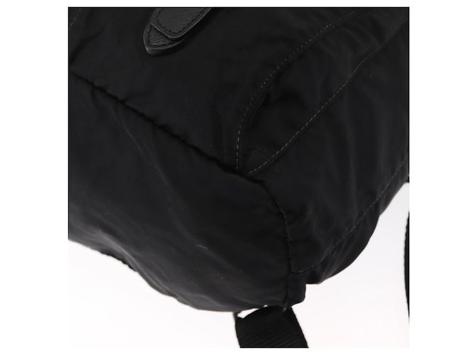 PRADA Sac à dos Nylon Black Silver - vue 16