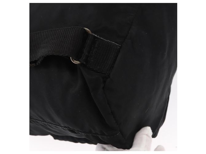 PRADA Sac à dos Nylon Black Silver - vue 17