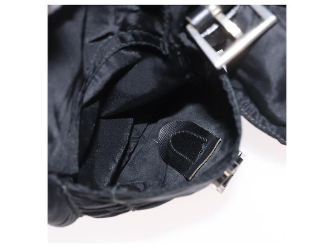 PRADA Sac à dos Nylon Black Silver - vue 23