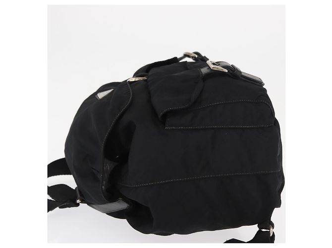 PRADA Sac à dos Nylon Black Silver - vue 4