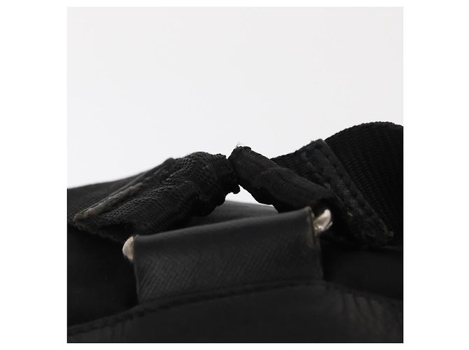 PRADA Sac à dos Nylon Black Silver - vue 8
