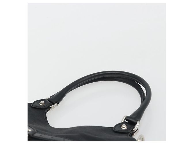 GUCCI Interlocking G Handtasche Canvas Schwarz Silber - Ansicht 8