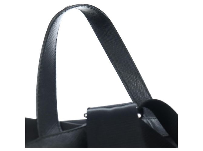 PRADA robot Backpack Nylon Black Silver - vista 14