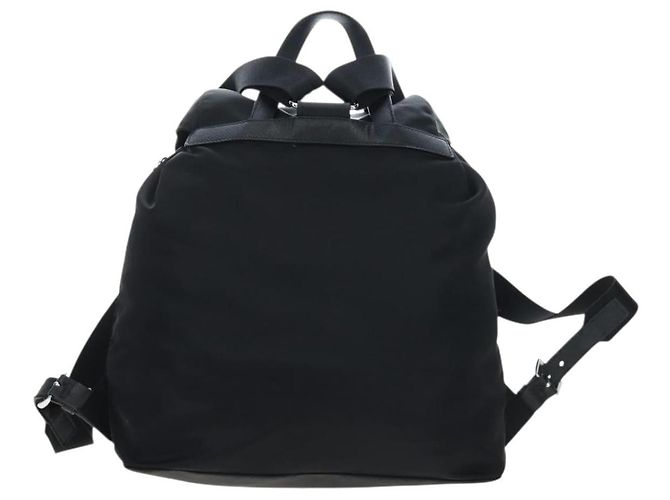 PRADA robot Backpack Nylon Black Silver - vista 2