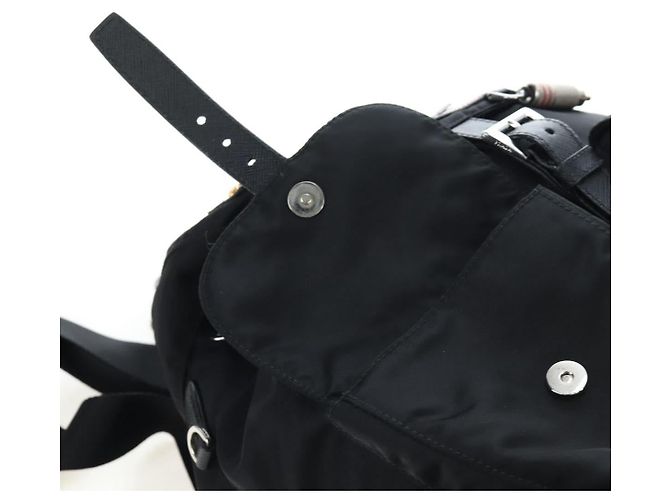 PRADA robot Backpack Nylon Black Silver - vista 21