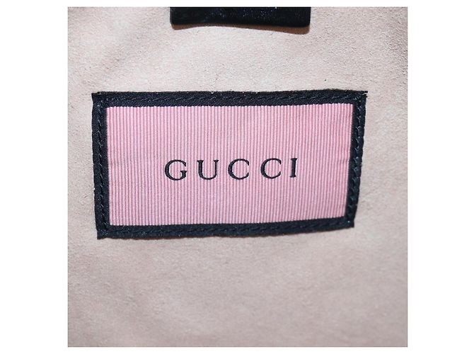 GUCCI Ghost Boston Bag Leather 2way Black Silver - Ansicht 19