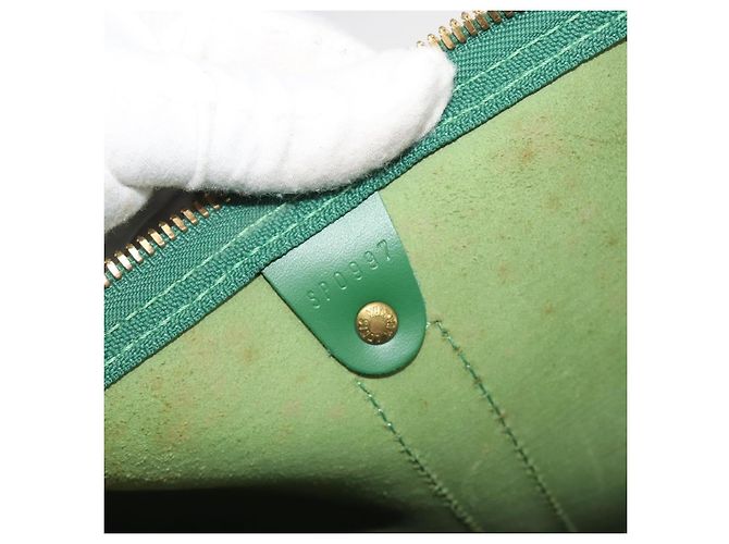 LOUIS VUITTON Epi Keepall 50 Boston Bag Green M42964 LV - vista 10