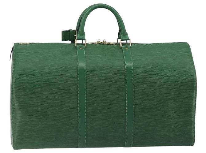 LOUIS VUITTON Epi Keepall 50 Boston Bag Green M42964 LV - vista 2