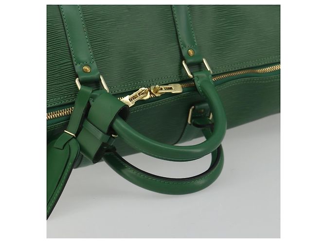 LOUIS VUITTON Epi Keepall 50 Boston Bag Green M42964 LV - vista 7