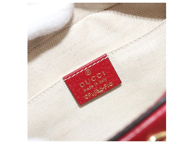 GUCCI Micro GG Supreme Doraemon Collaboration Bag PVC Beige 574886 - vista 19