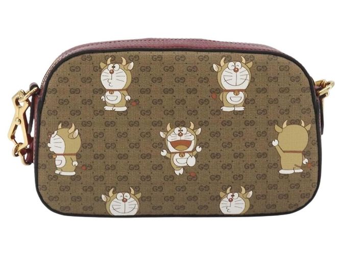GUCCI Micro GG Supreme Doraemon Collaboration Bag PVC Beige 574886 - vista 2