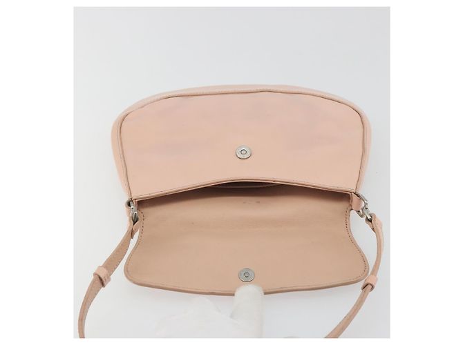 PRADA Creo Shoulder Bag Leather Pink Silver - vista 18