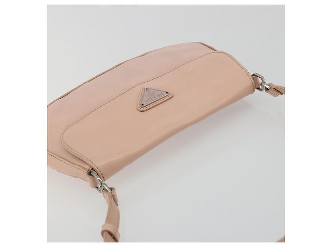 PRADA Creo Shoulder Bag Leather Pink Silver - vista 6