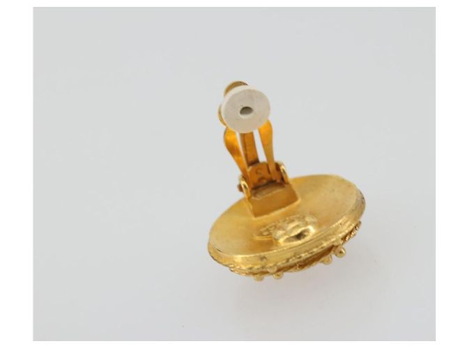 CHANEL Coco Round Earring metal Gold Tone CC - vista 4