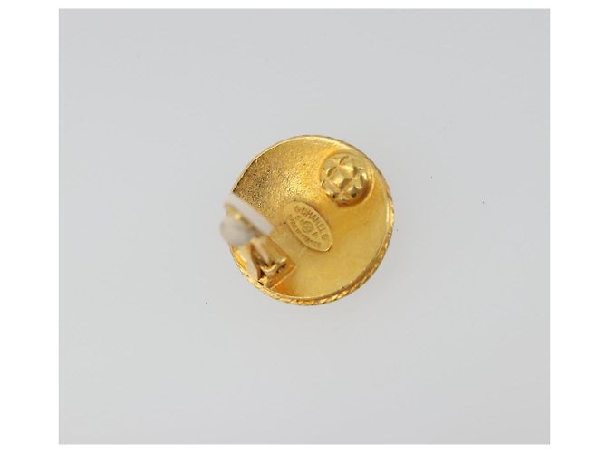 CHANEL Coco Round Earring metal Gold Tone CC - vista 5