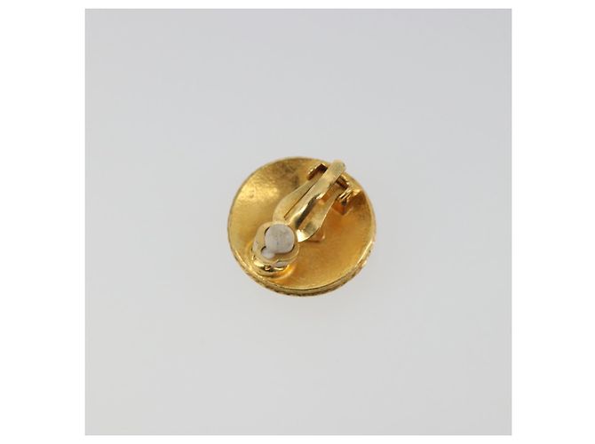 CHANEL Coco Round Earring metal Gold Tone CC - vista 8