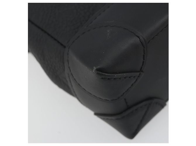 LOUIS VUITTON Taurillon Clemence Monogram Steamer PM Black M24436 - vista 18