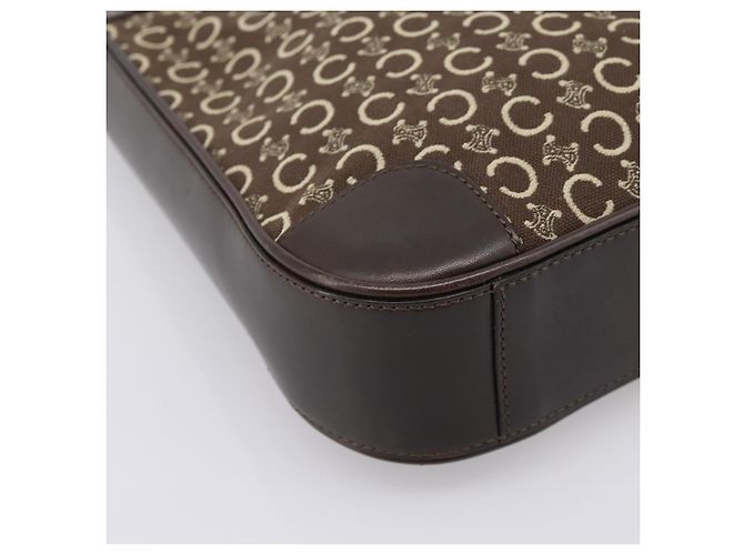 Céline CELINE C Macadam Canvas Handtasche Braun Gold - Ansicht 14