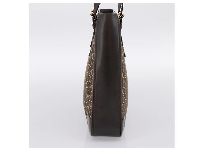 Céline CELINE C Macadam Canvas Handtasche Braun Gold - Ansicht 4