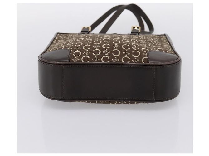 Céline CELINE C Macadam Canvas Handtasche Braun Gold - Ansicht 5