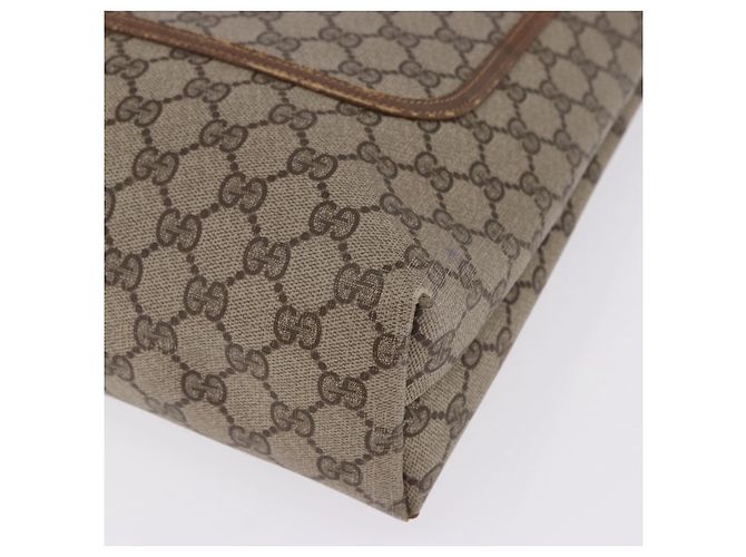 GUCCI GG Supreme Web Sherry Line Tote Bag PVC Beige 39 02 003 - vista 10