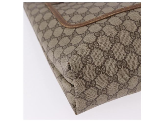 GUCCI GG Supreme Web Sherry Line Tote Bag PVC Beige 39 02 003 - vista 11