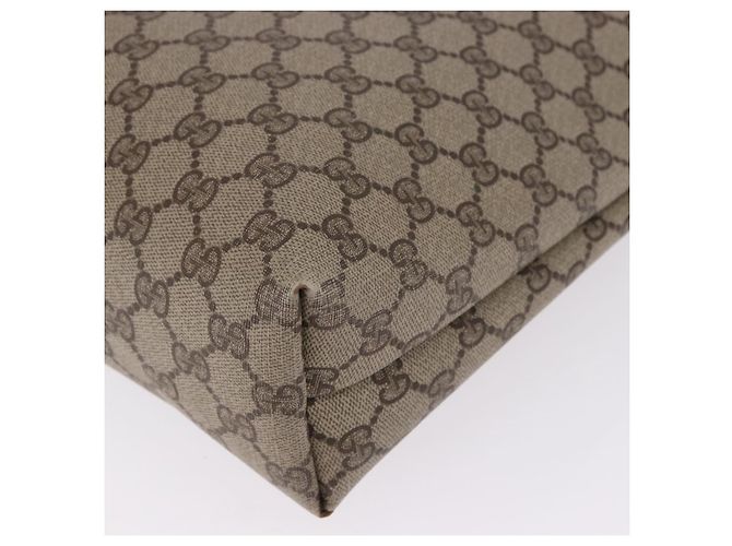GUCCI GG Supreme Web Sherry Line Tote Bag PVC Beige 39 02 003 - vista 12