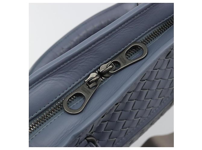 BOTTEGA VENETA INTRECCIATO Briefcase Leather 2way Light Blue - vista 10