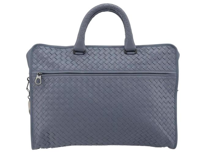 BOTTEGA VENETA INTRECCIATO Briefcase Leather 2way Light Blue - vista 13