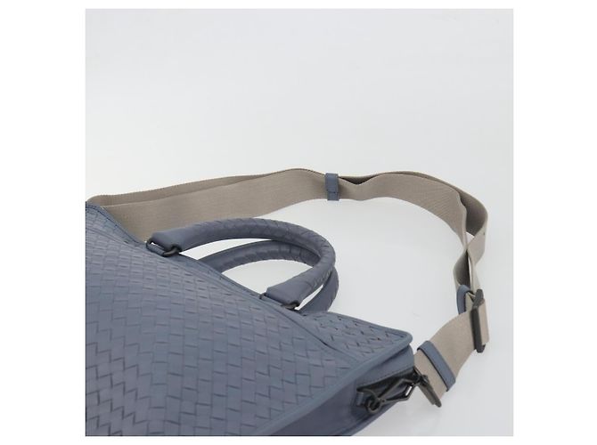BOTTEGA VENETA INTRECCIATO Briefcase Leather 2way Light Blue - vista 14