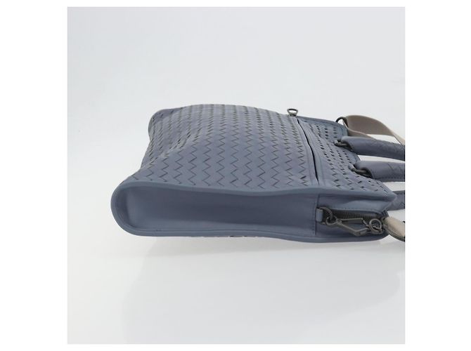 BOTTEGA VENETA INTRECCIATO Briefcase Leather 2way Light Blue - vista 3