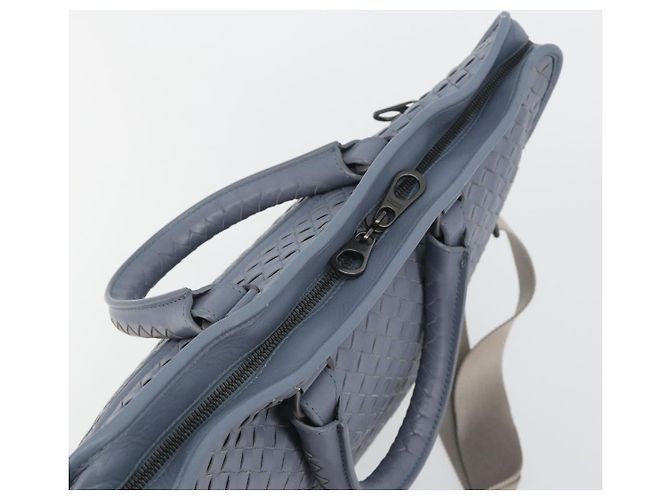 BOTTEGA VENETA INTRECCIATO Briefcase Leather 2way Light Blue - vista 6