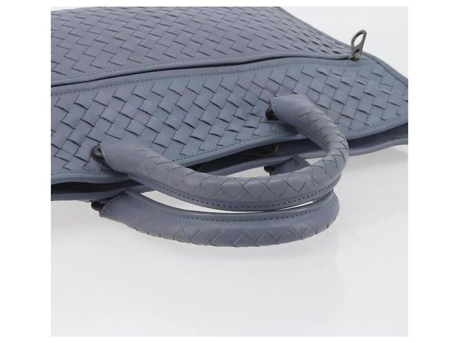 BOTTEGA VENETA INTRECCIATO Briefcase Leather 2way Light Blue - vista 7