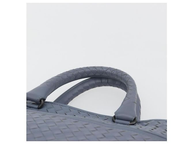 BOTTEGA VENETA INTRECCIATO Briefcase Leather 2way Light Blue - vista 8