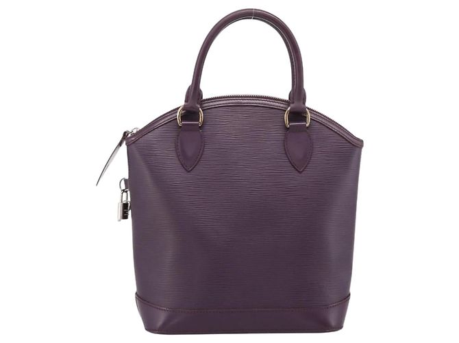 LOUIS VUITTON Epi Lockit PM Hand Bag Purple Cassis M4229K LV - vista 13