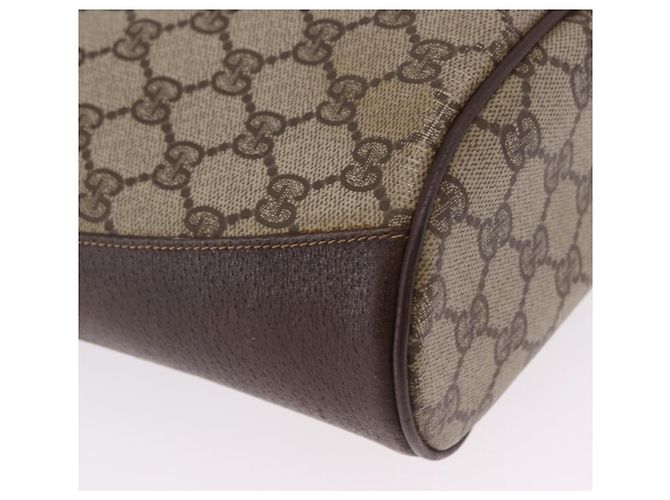 GUCCI GG Supreme Web Sherry Line Bag PVC Beige Gold 904 02 081 - vista 10