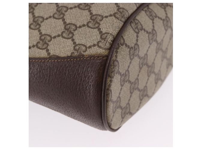 GUCCI GG Supreme Web Sherry Line Bag PVC Beige Gold 904 02 081 - vista 12