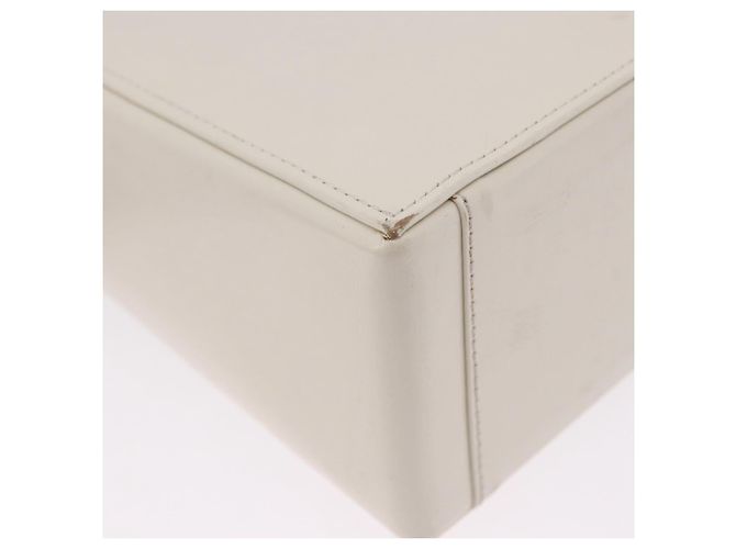 Autre Marque SAINT LAURENT Shoulder Bag Leather Ivory Gold - vista 13