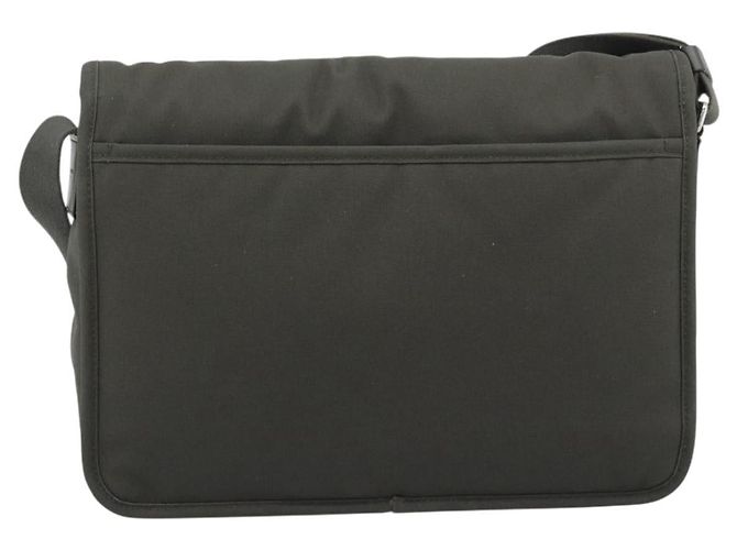 Autre Marque SAINT LAURENT Shoulder Bag Canvas Khaki Silver 757146 - vista 3