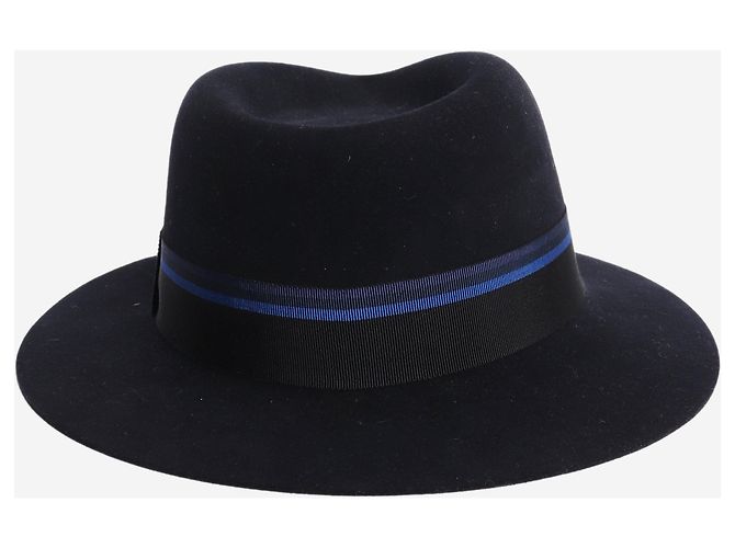 Hermès Trilby Hut in Navy Marineblau - Ansicht 6