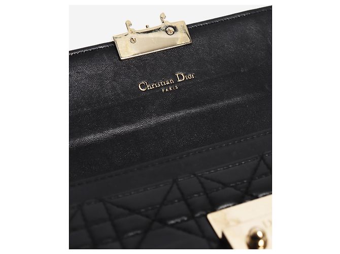 Autre Marque Cartera larga de cuero negro - vista 4