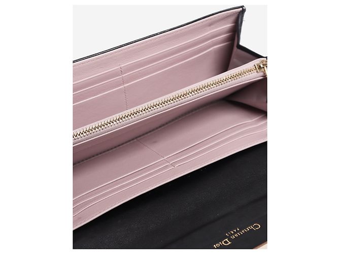 Autre Marque Cartera larga de cuero negro - vista 6