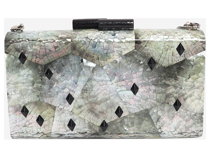 Autre Marque Pochette multi nacre Multicolore - vue 3