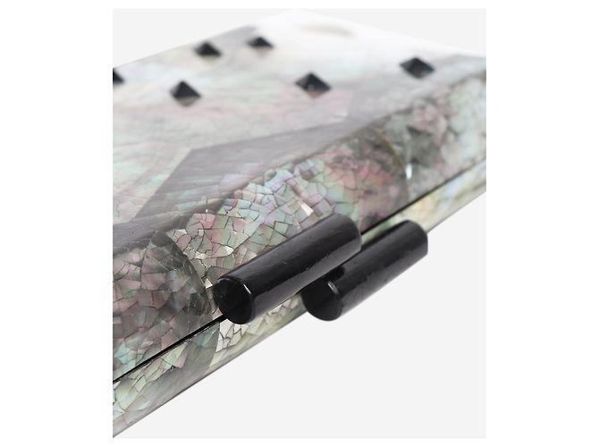Autre Marque Pochette multi nacre Multicolore - vue 4