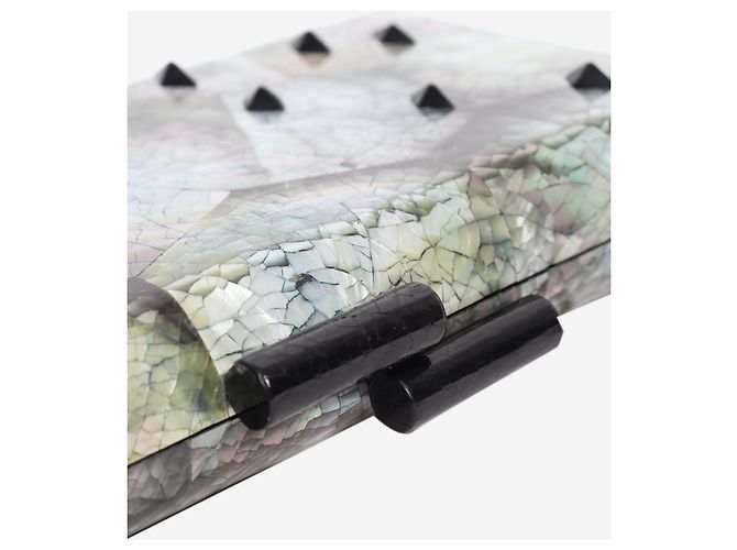 Autre Marque Pochette multi nacre Multicolore - vue 6