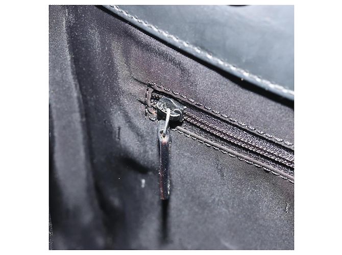 GUCCI Bamboo Tote Bag Leather 2way Black Silver 002 1016 - vista 19