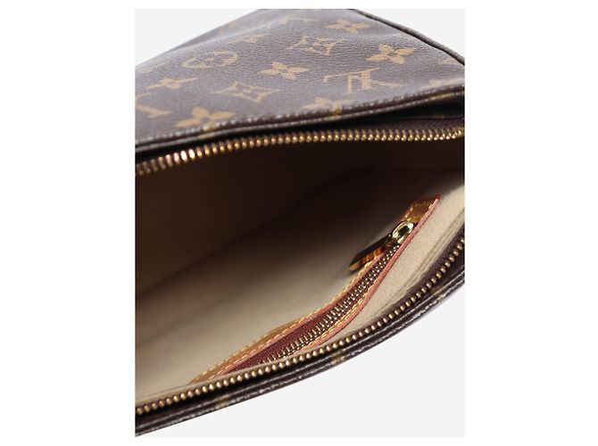 Louis Vuitton Braune vintage 2004 Monogram Looping Schultertasche - Ansicht 2