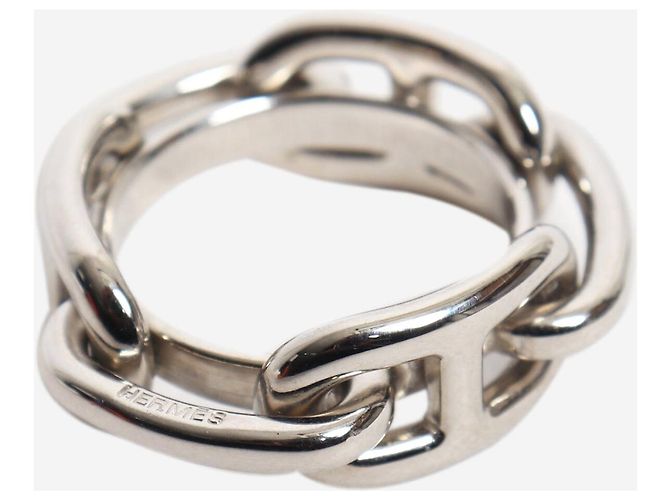 Hermès Pañuelo Silver Regate 90 ring Plata - vista 4