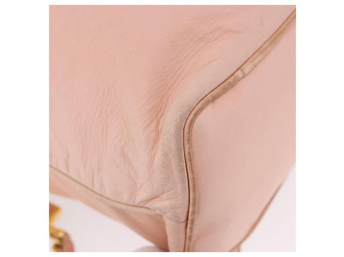 CHANEL Backpack Lamb Skin Pink Gold CC - vista 11