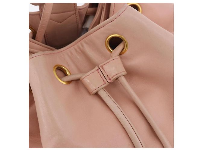 CHANEL Backpack Lamb Skin Pink Gold CC - vista 17